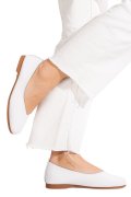 BALERINI ALBI PIELE NATURALA ASPN9178