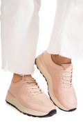PANTOFI SPORT PINK PIELE NATURALA ASPN368
