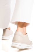 PANTOFI SPORT BEJ PIELE NATURALA FSP001-768