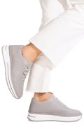 PANTOFI SPORT GRI PIELE NATURALA FSP001-768