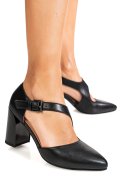 PANTOFI NEGRI PIELE NATURALA TPCN6609