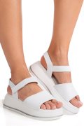 SANDALE ALBE PIELE NATURALA TSP6032