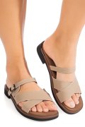 SANDALE KHAKI PIELE NATURALA FSP002545