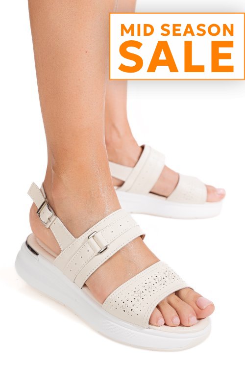 Sandale bej piele naturala tsp8062