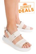 SANDALE BEJ PIELE NATURALA TSP8062