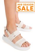 SANDALE BEJ PIELE NATURALA TSP8062