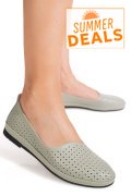 ESPADRILE OLIVE PIELE NATURALA JSPY3763