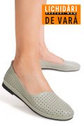 ESPADRILE OLIVE PIELE NATURALA JSPY3763