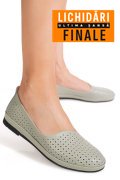 ESPADRILE OLIVE PIELE NATURALA JSPY3763