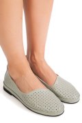 ESPADRILE OLIVE PIELE NATURALA JSPY3763