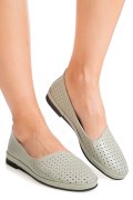 ESPADRILE OLIVE PIELE NATURALA JSPY3763