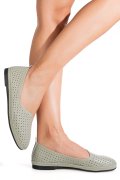 ESPADRILE OLIVE PIELE NATURALA JSPY3763