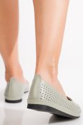 ESPADRILE OLIVE PIELE NATURALA JSPY3763