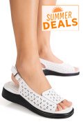 SANDALE ALBE PIELE NATURALA TPC8027