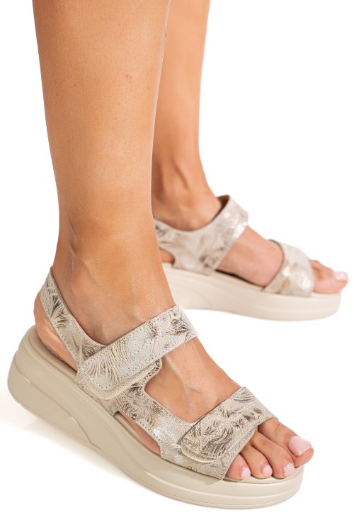 Sandale aurii piele naturala tsp8051