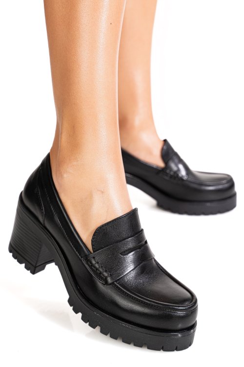 Pantofi casual femei piele naturala negri 2s77si0051901