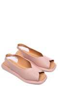 SANDALE ROZ PIELE NATURALA TSP6028