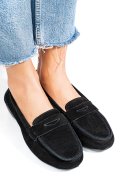 MOCASINI NEGRI PIELE NATURALA INTOARSA FSP003634