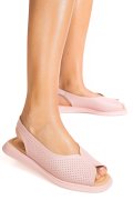 SANDALE ROZ PIELE NATURALA TSP6028