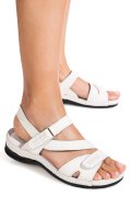 SANDALE ALBE PIELE NATURALA 5SPQ23