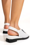 SANDALE ALBE PIELE NATURALA 8PC8631-2