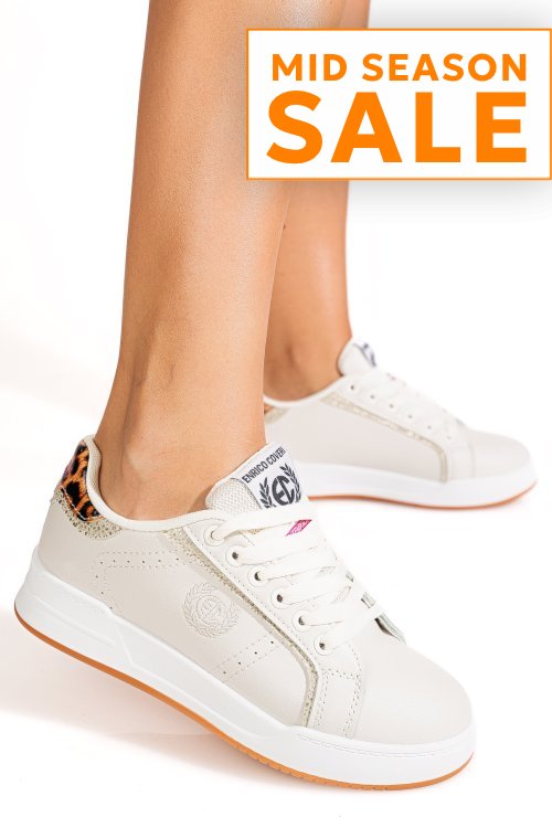 Enrico coveri, pantofi sport beige ejw616d78