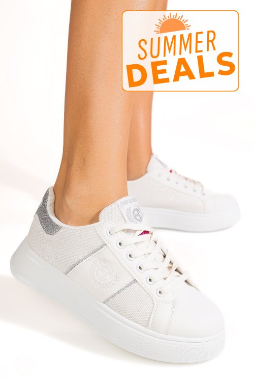 Enrico coveri, pantofi sport white ejw616d85
