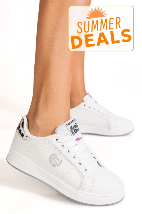 Enrico coveri, pantofi sport white ejw616d78