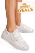 ENRICO COVERI, PANTOFI WHITE ECW514B66