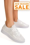 ENRICO COVERI, PANTOFI WHITE ECW514B66