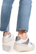 RORNARINA, PANTOFI SPORT GRI PIELE NATURALA ANNA-GLAM