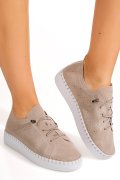 ENRICO COVERI, PANTOFI TAUPE ECW514B65
