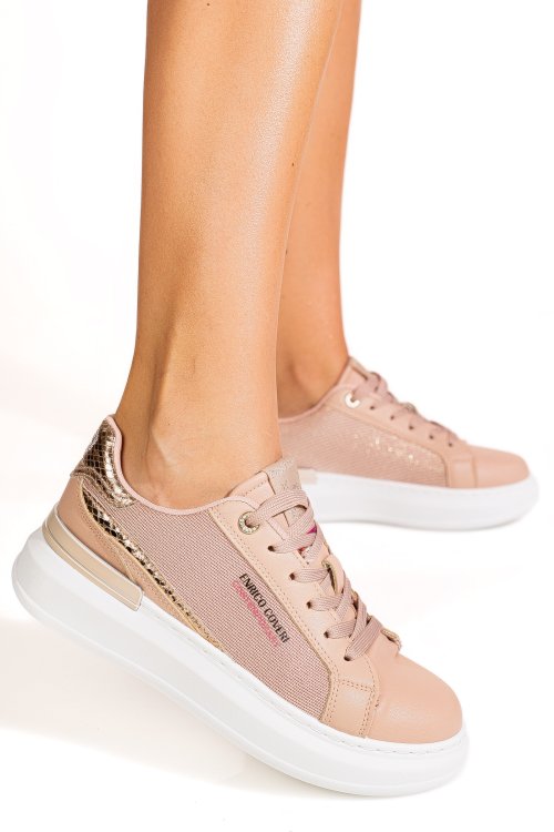 Enrico coveri, pantofi sport nude ejw616d20