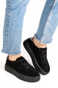 PANTOFI SPORT NEGRI PIELE NATURALA INTOARSA FSP001884
