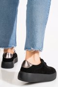 PANTOFI SPORT NEGRI PIELE NATURALA INTOARSA FSP001884