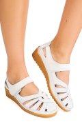 PANTOFI ALBI PIELE NATURALA 5SPQ20