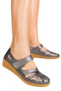 PANTOFI GRI PIELE NATURALA 5SPQ20