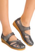 PANTOFI GRI PIELE NATURALA 5SPQ20