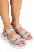 SANDALE GRI PIELE NATURALA TSP8003