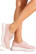 PANTOFI SPORT ROZ DESCHIS PIELE NATURALA TSP5931