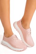 PANTOFI SPORT ROZ DESCHIS PIELE NATURALA TSP5931