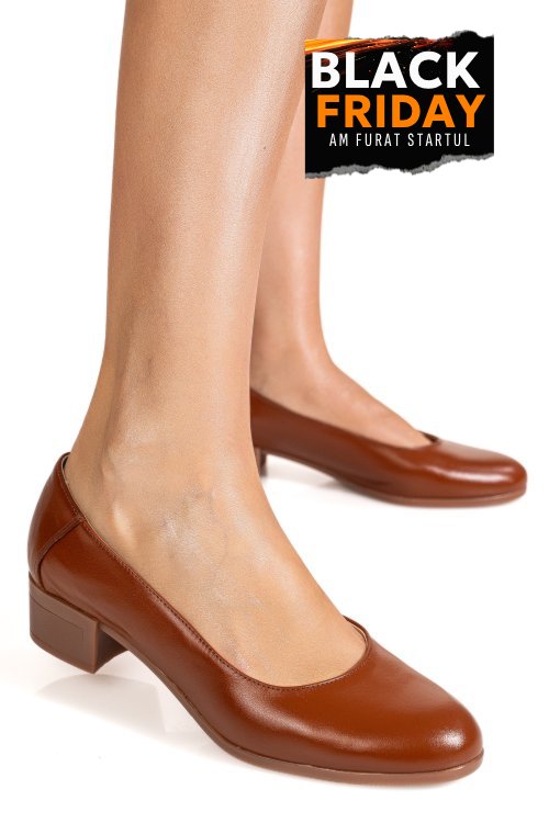 Pantofi maro piele naturala 1s7771