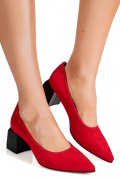 PANTOFI ROSII PIELE NATURALA INTOARSA 5S77461B