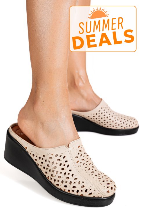 Sandale bej piele naturala 7s7705