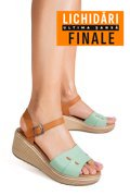 SANDALE MARO VERDE PIELE NATURALA 1S7757
