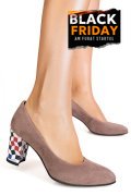 PANTOFI GRI COLOR PIELE NATURALA 1S77700