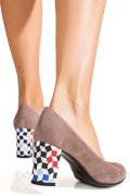 PANTOFI GRI COLOR PIELE NATURALA 1S77700