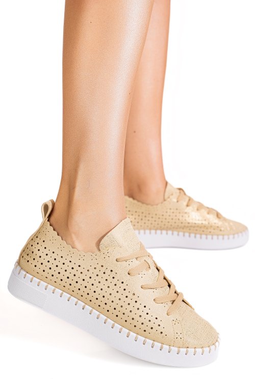 Enrico coveri, pantofi gold ecw514b66