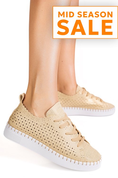 Enrico coveri, pantofi gold ecw514b66