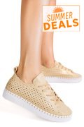 ENRICO COVERI, PANTOFI GOLD ECW514B66